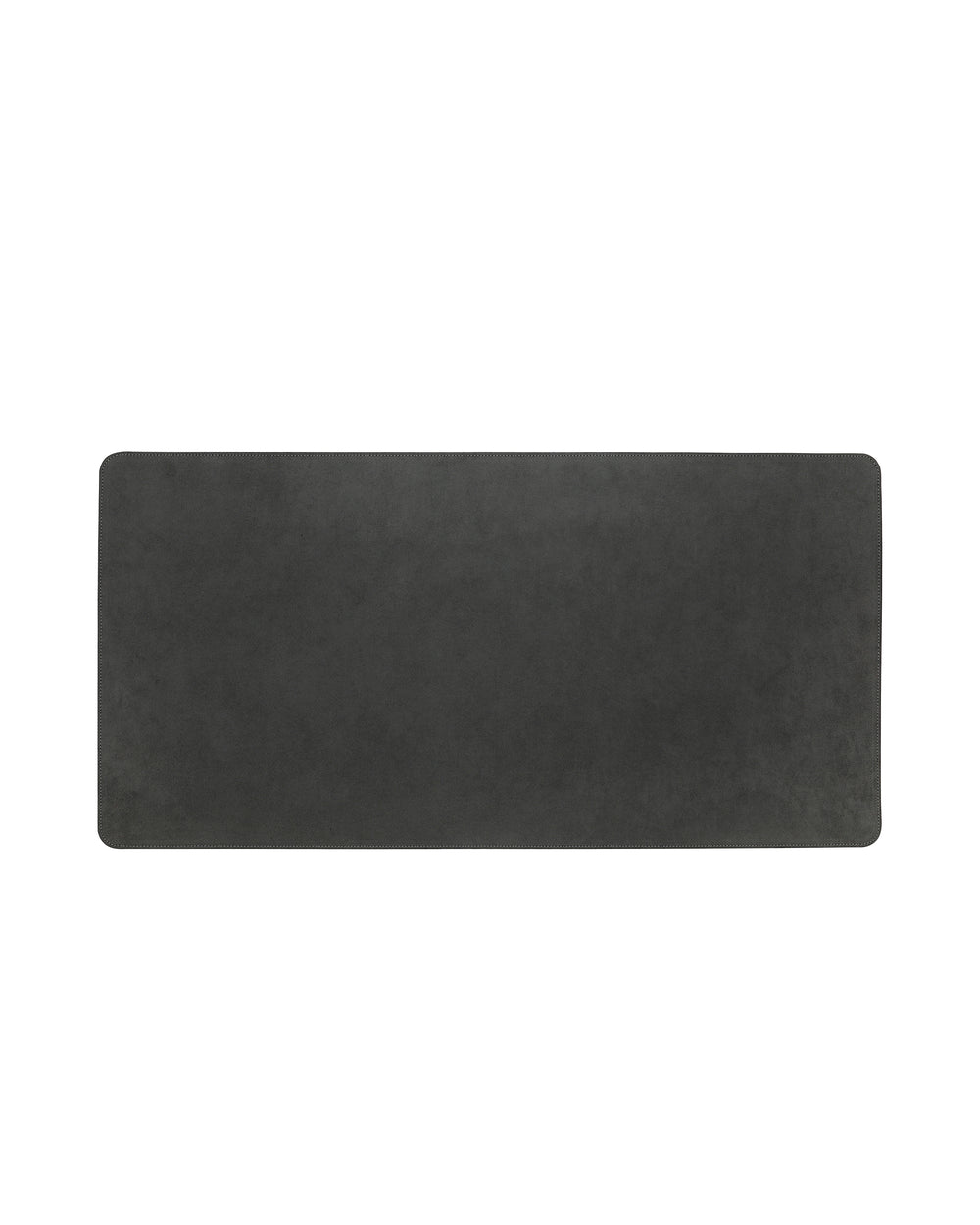 Desk mat made of gray alcantara