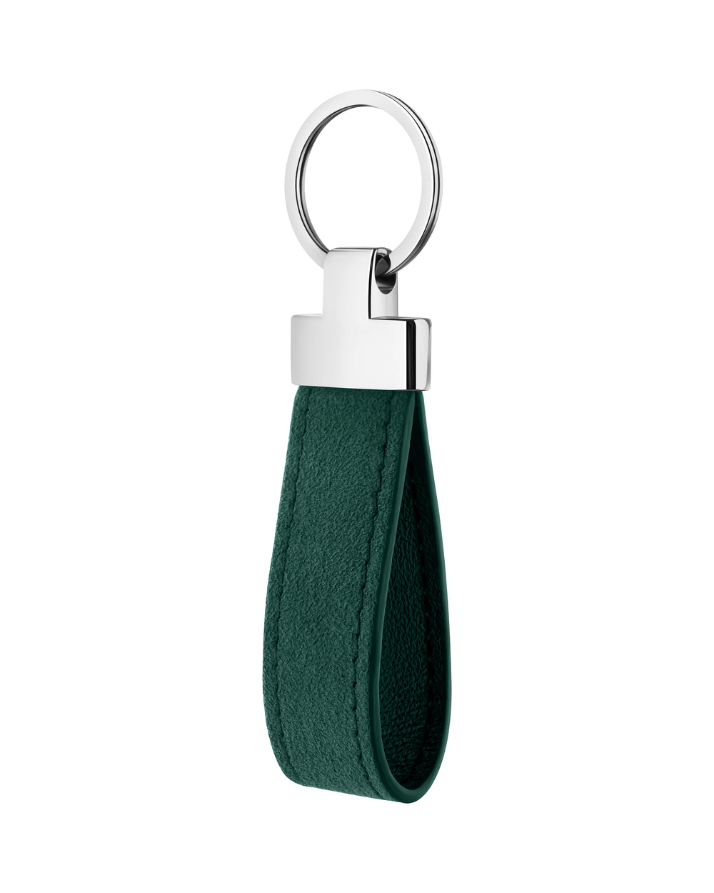 Green Alcantara keyring