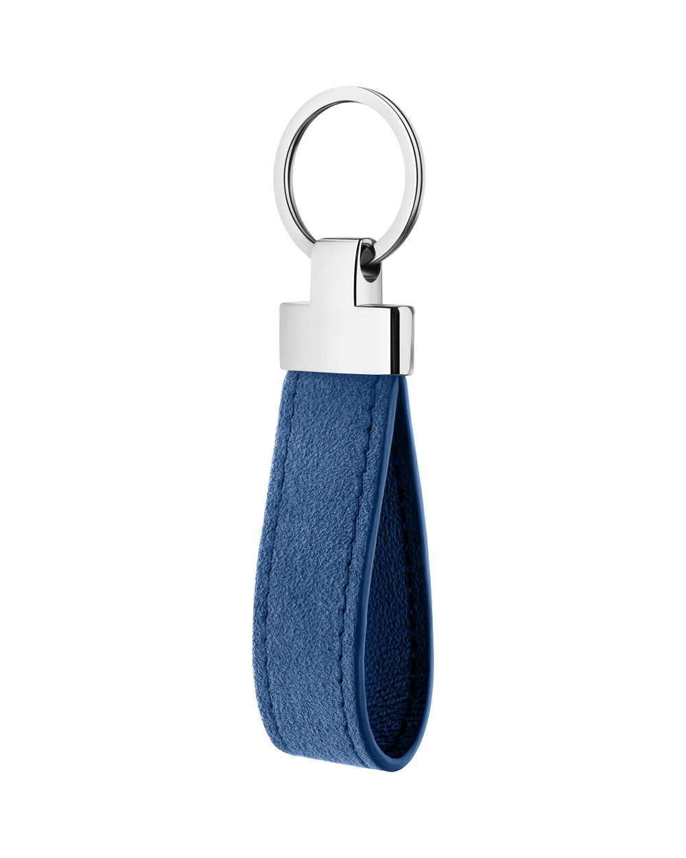 Blue Alcantara keyring