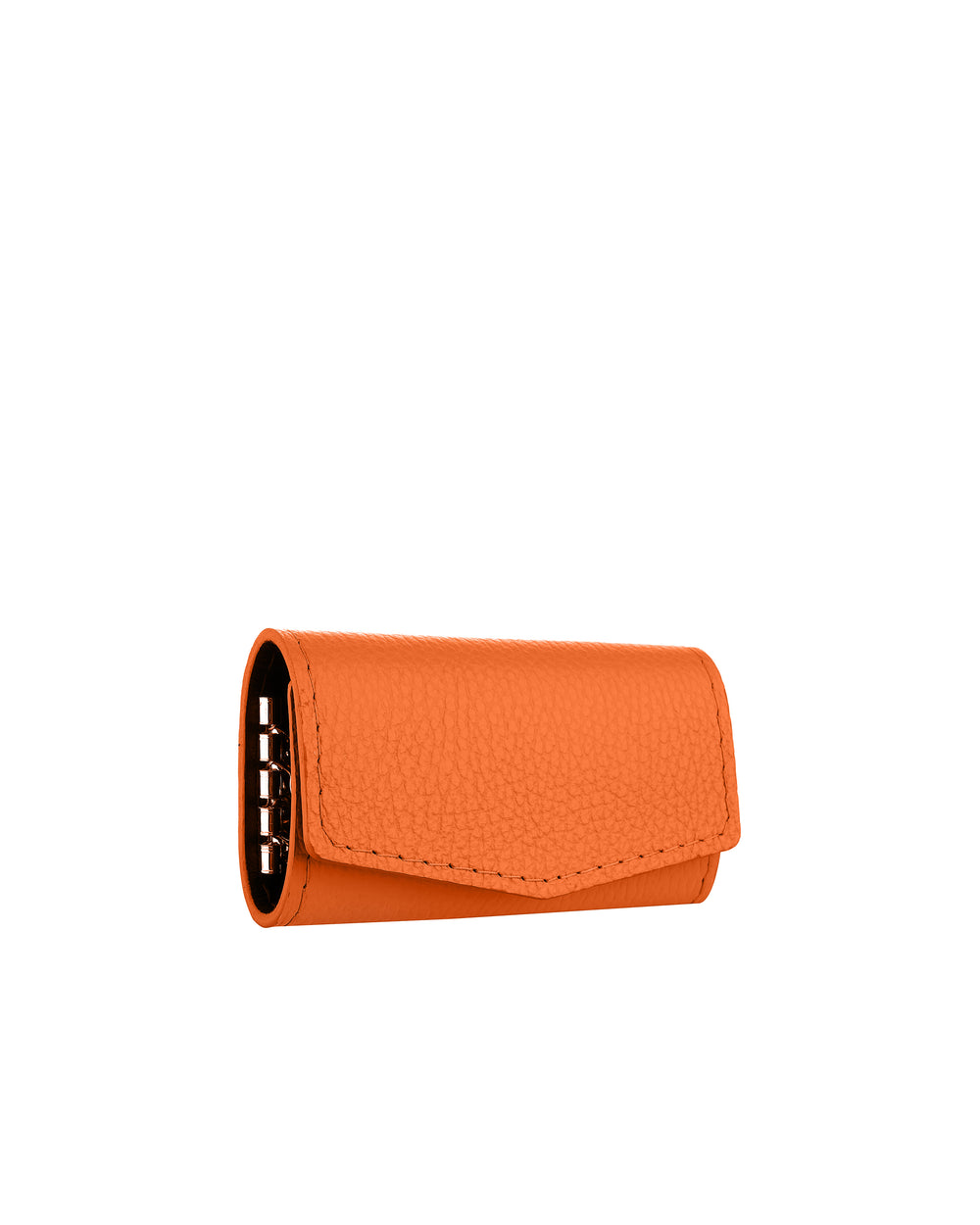 Key holder made of orange flotter leather