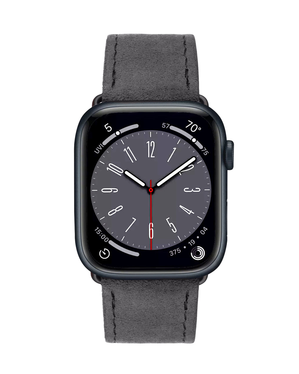 Alcantara strap for Apple Watch in gray