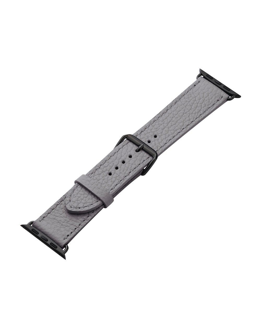 Apple Watch strap made of floater leather in gray