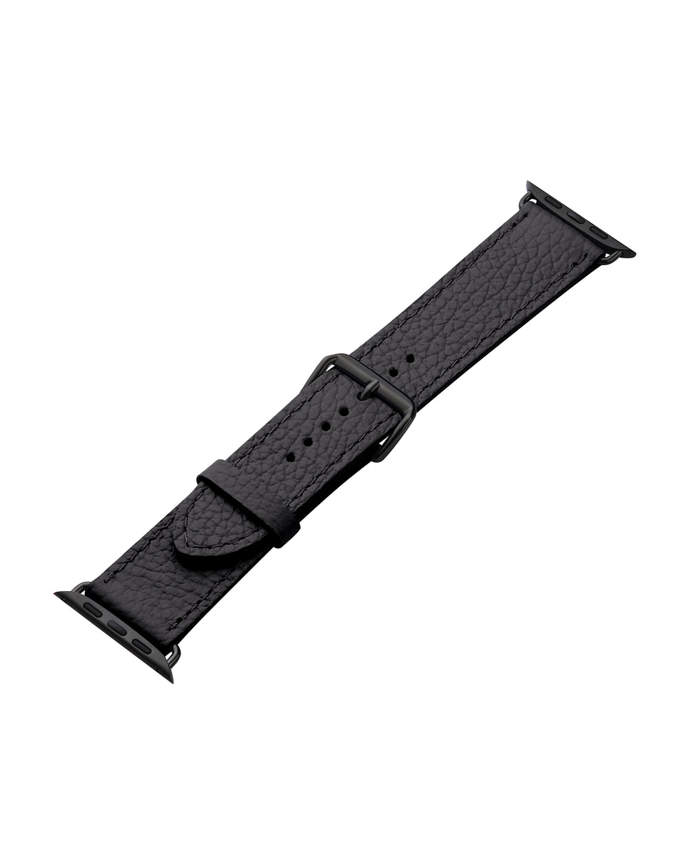 Ремешок для Apple Watch из кожи флотар черного цвета