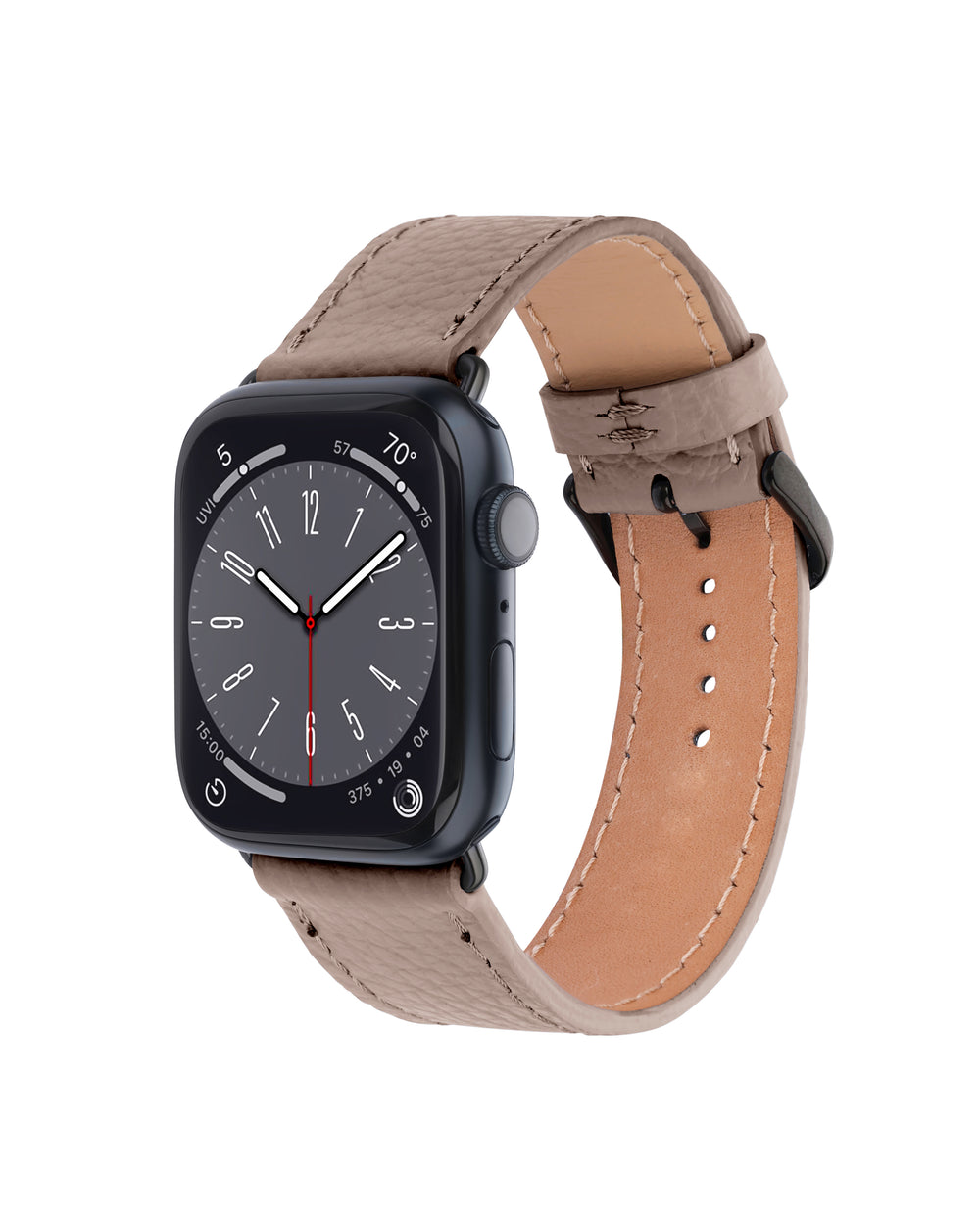 Apple Watch strap made of floater leather in beige