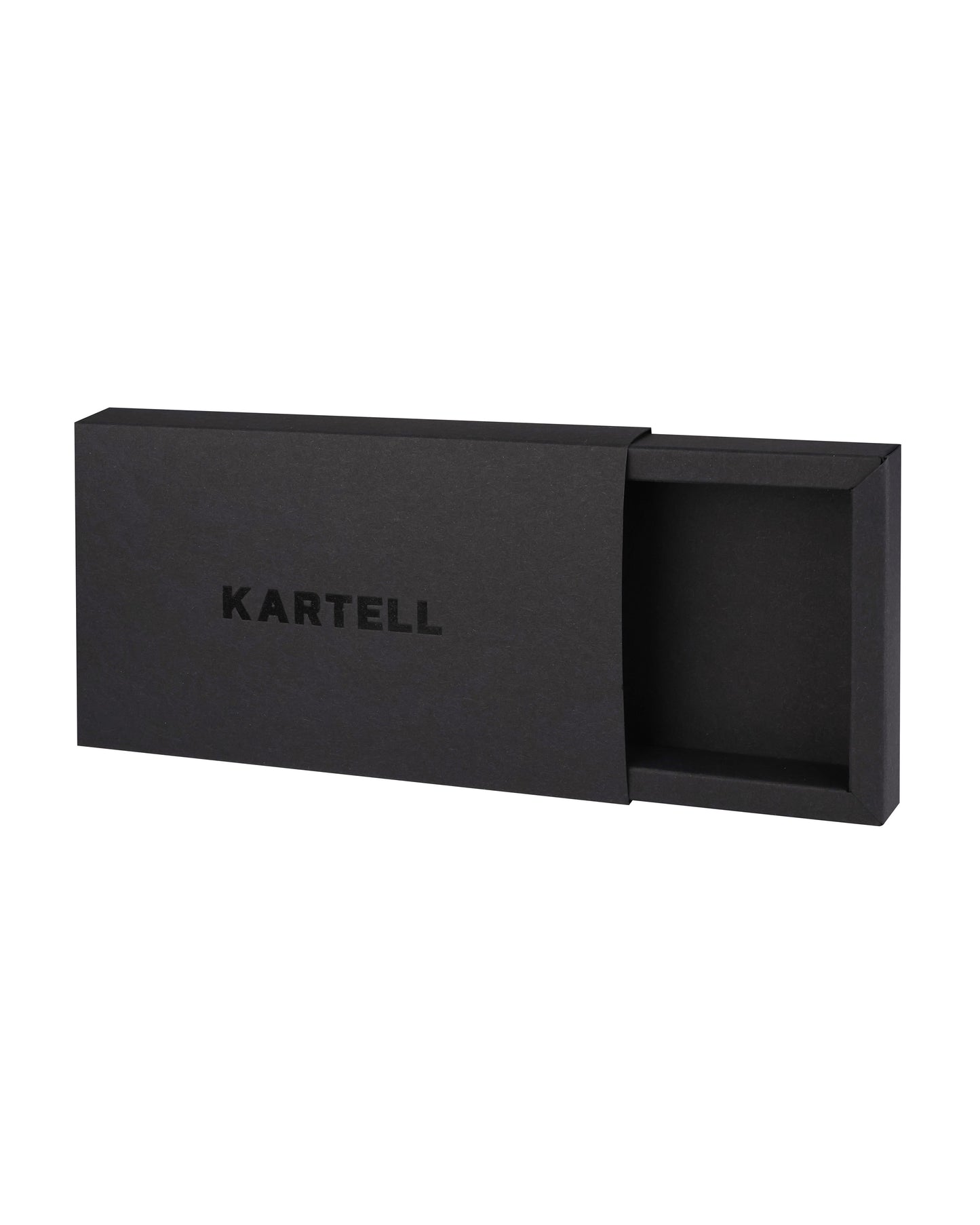 Wallet made of black python leather with wide scales