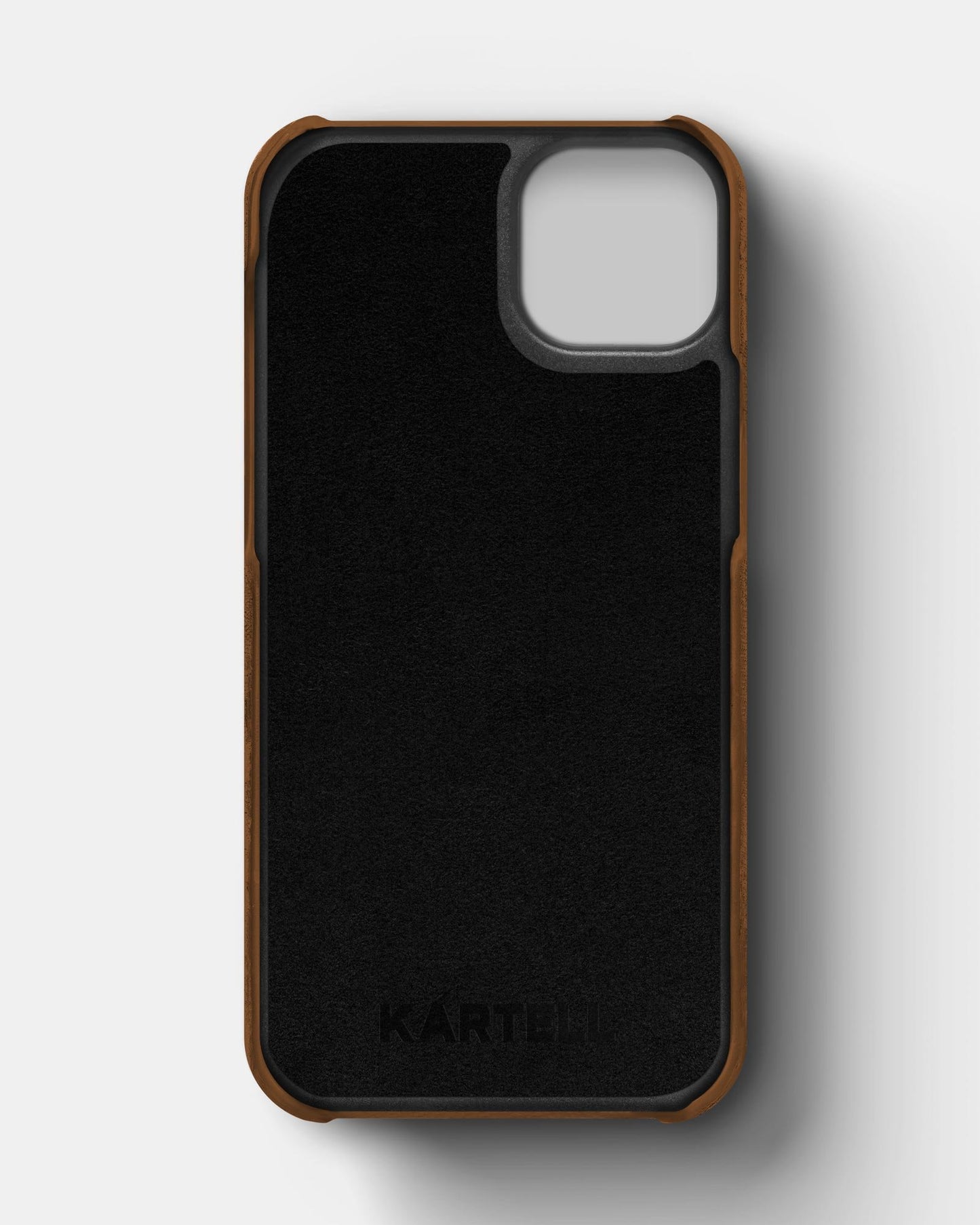 Red Alcantara Case for iPhone 15 Plus