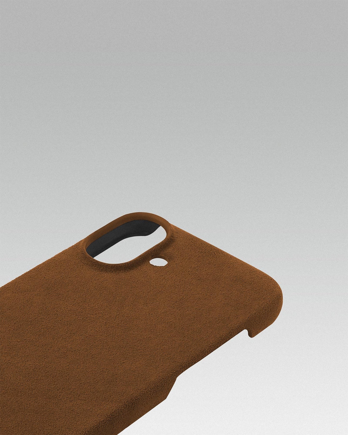 Ginger Alcantara Case for iPhone 16