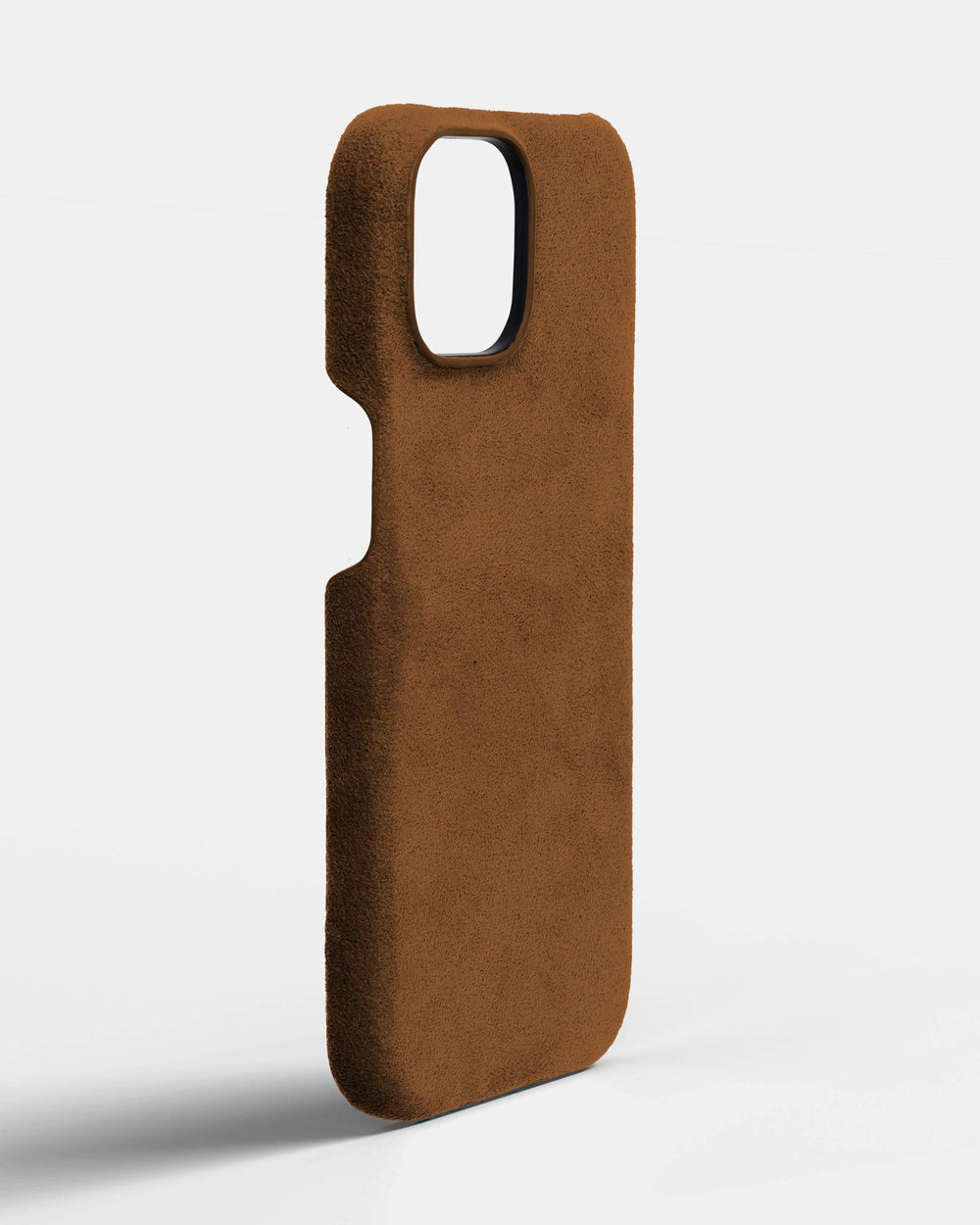Red Alcantara Case for iPhone 15 Plus
