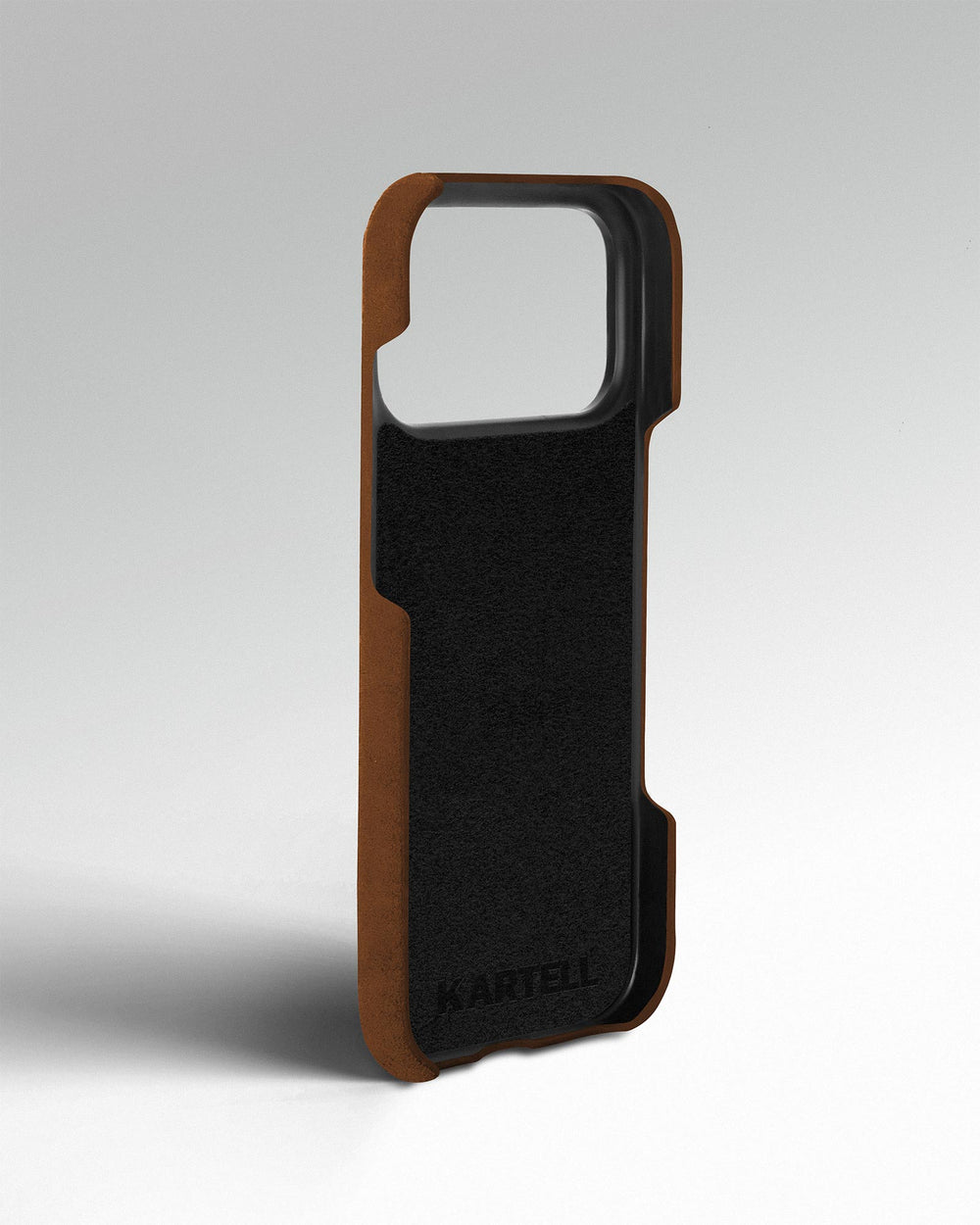 Red Alcantara case for iPhone 17 Pro