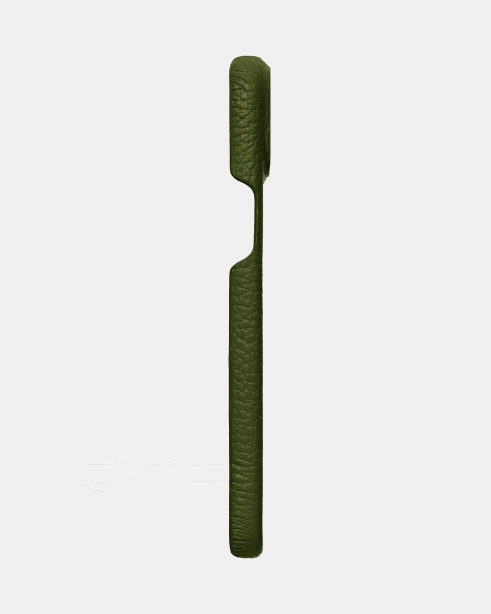 Olive leather case for iPhone 14 Plus