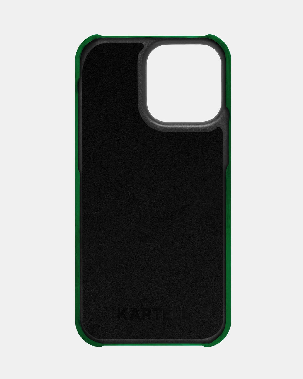 Ярко-зеленый кожаный чехол для iPhone 14 Pro Max