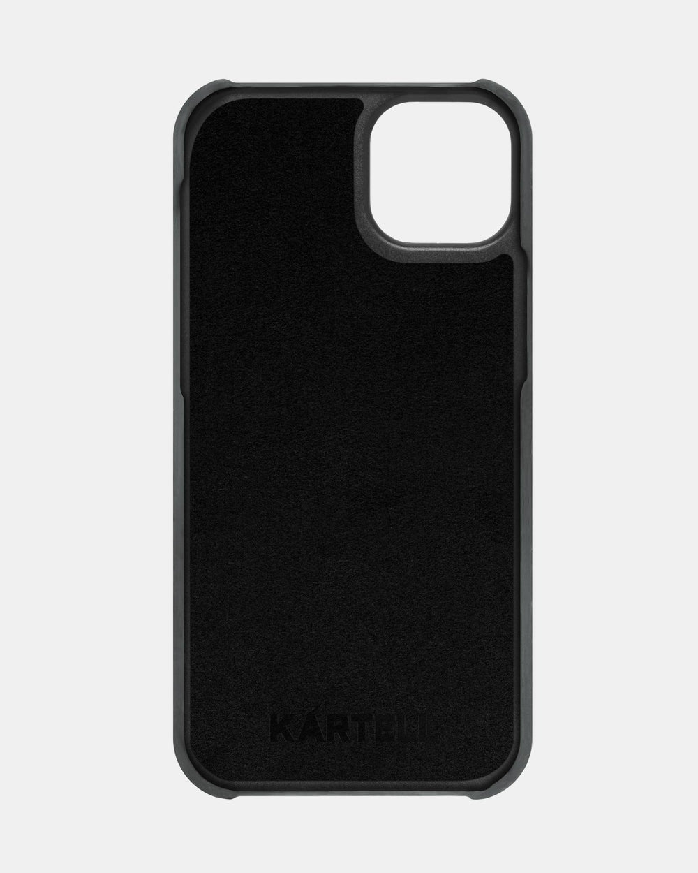 Серый кожаный чехол для iPhone 14 Plus