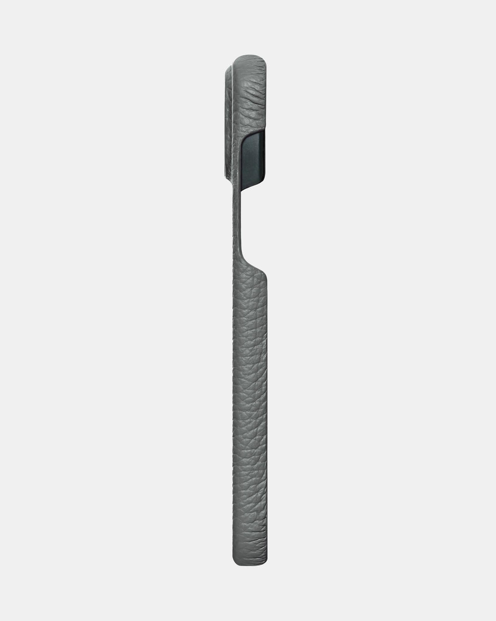 Сірий шкіряний обтягнутий чохол для iPhone 14