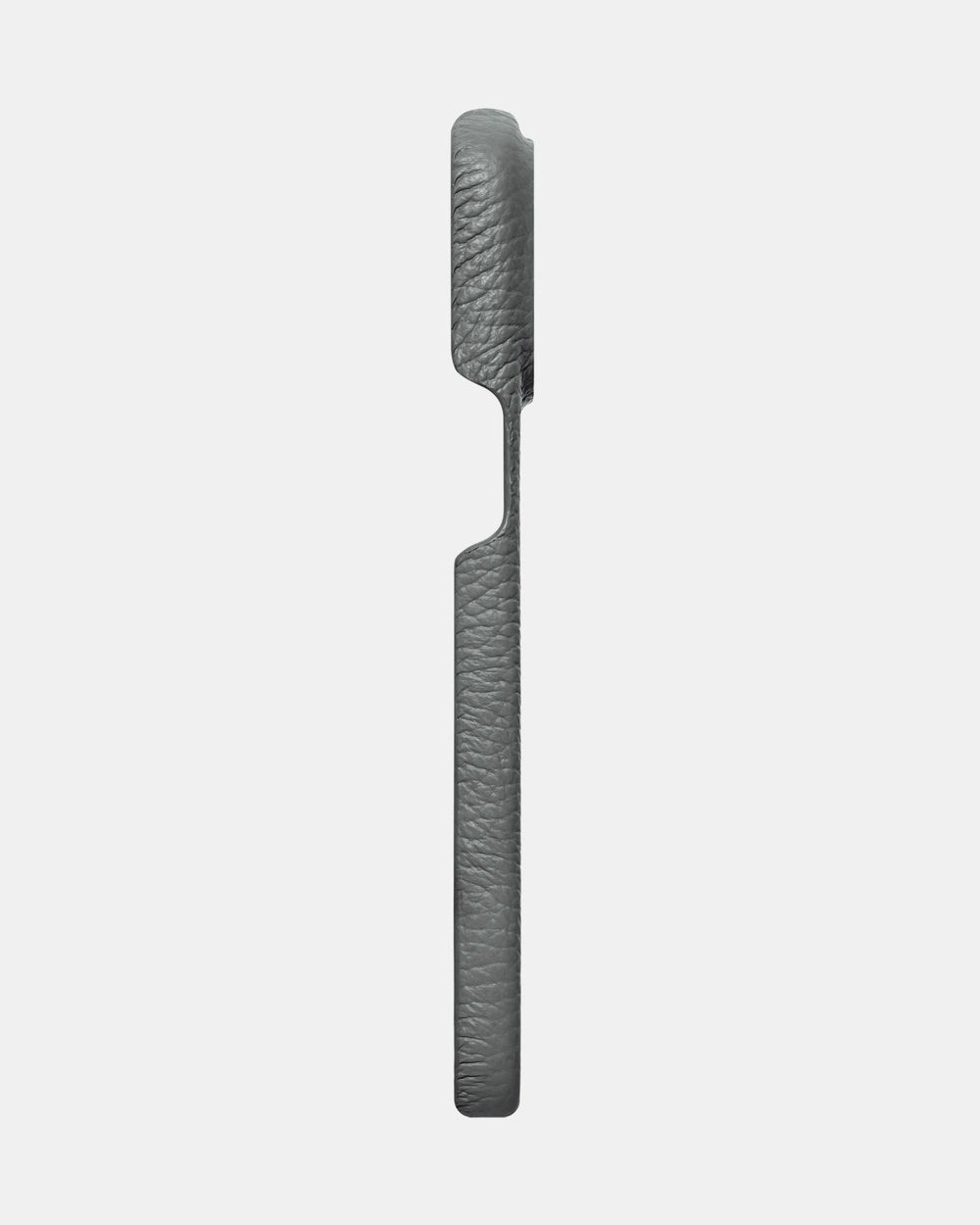 Gray leather case for iPhone 16 Pro Max