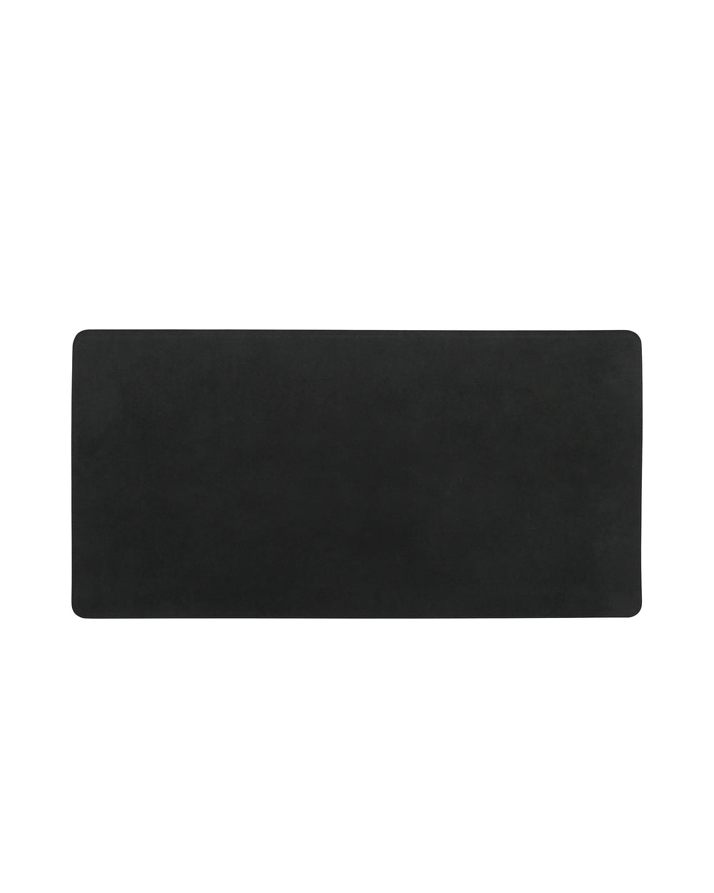 Desk mat made of black alcantara