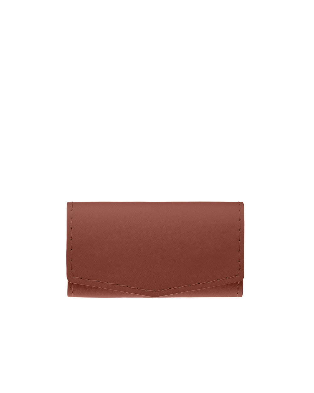 Key holder made of reddish smooth calf leather