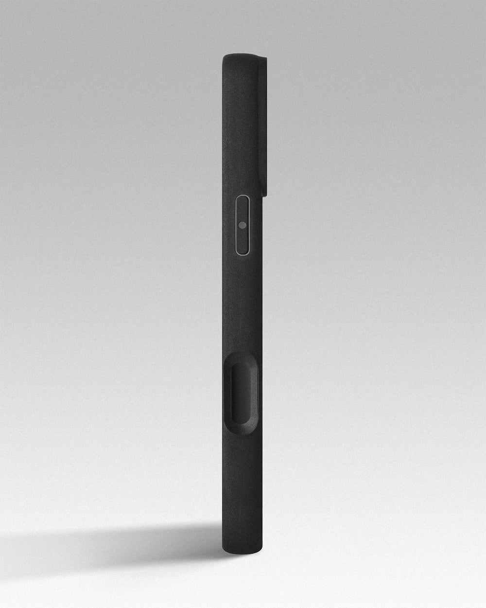 Case made of black and white python leather with small scales for iPhone 16