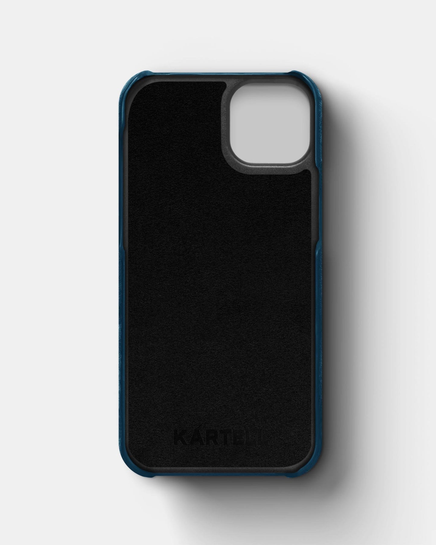 Blue alcantara case for iPhone 13 Mini