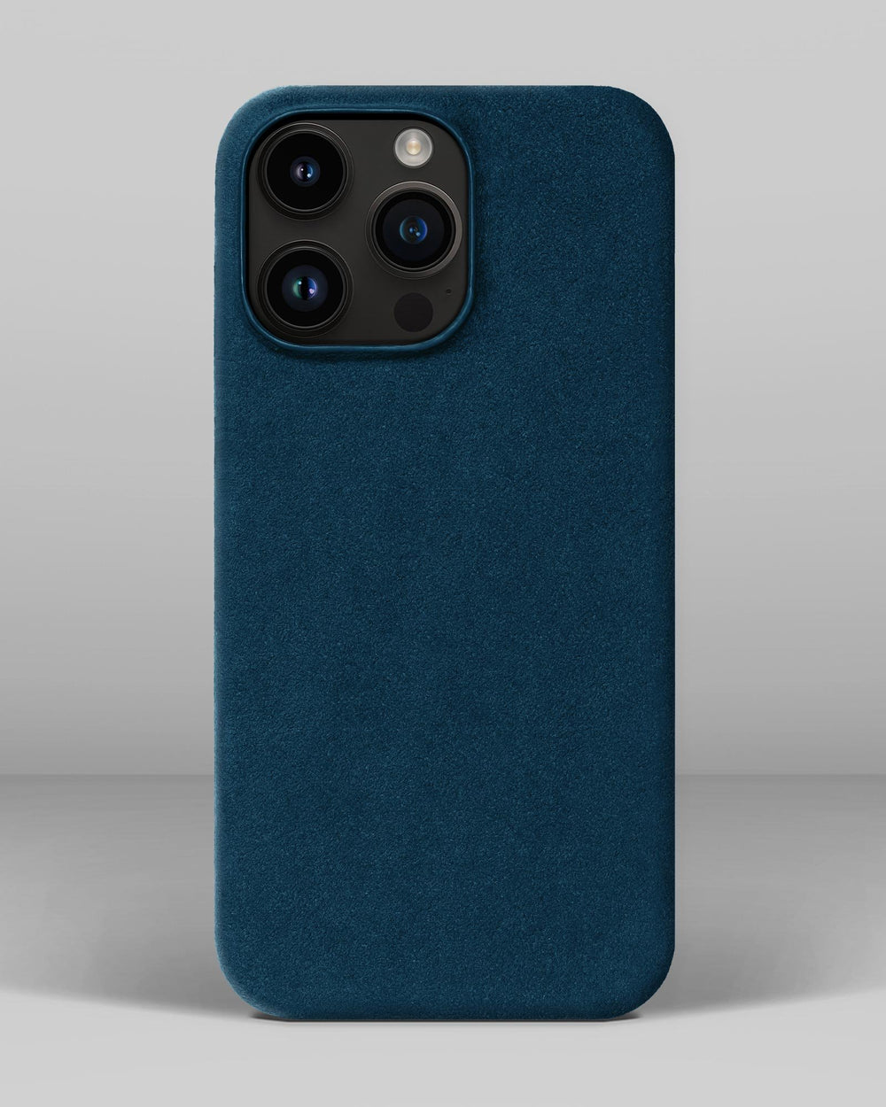 Blue alcantara case for iPhone 14 Pro Max
