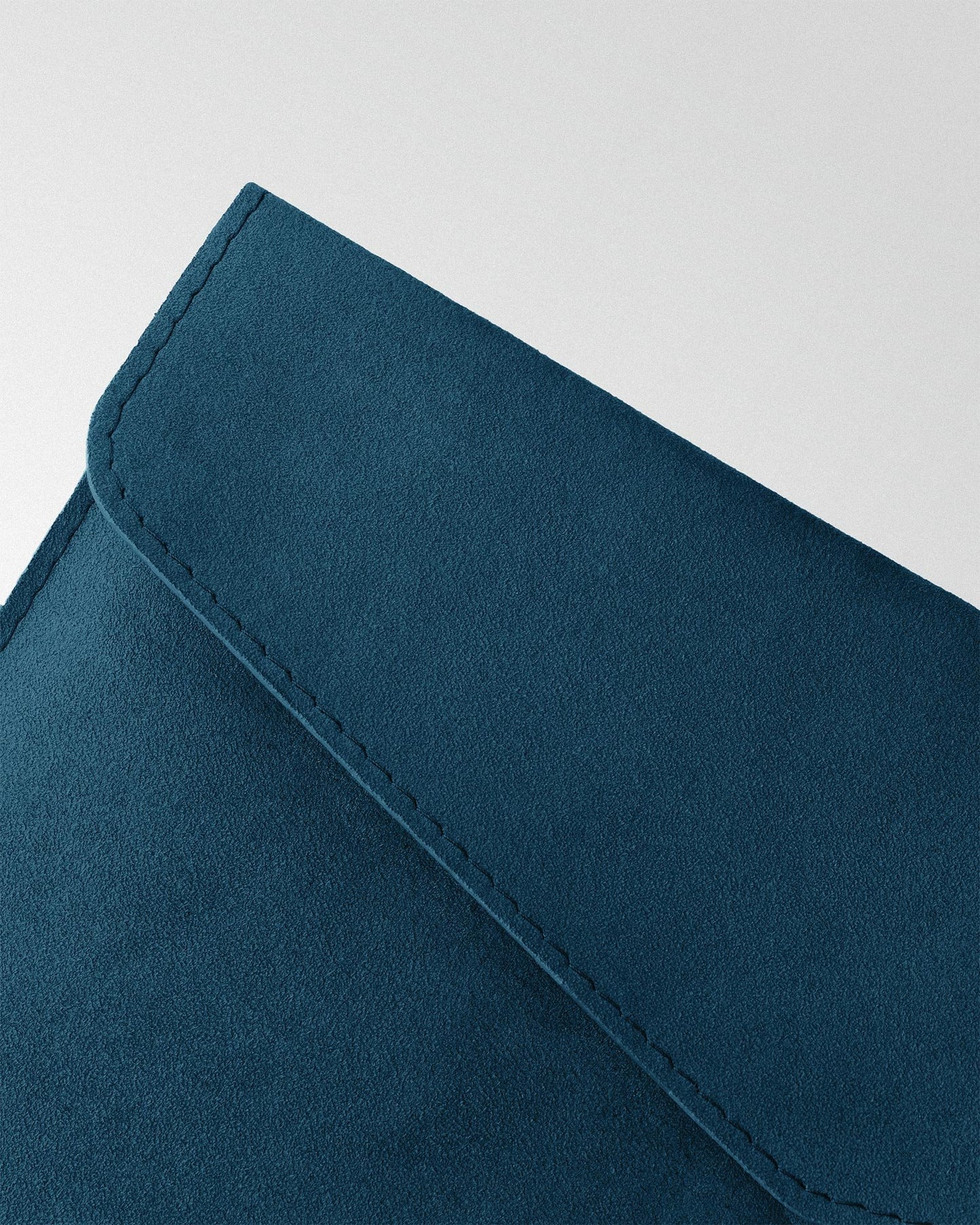 Magnetic Envelope Case in Blue Alcantara for MacBook