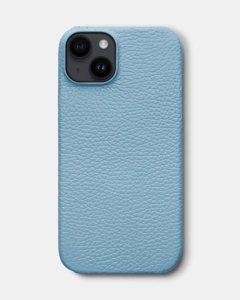 Blue leather case for iPhone 14 Plus
