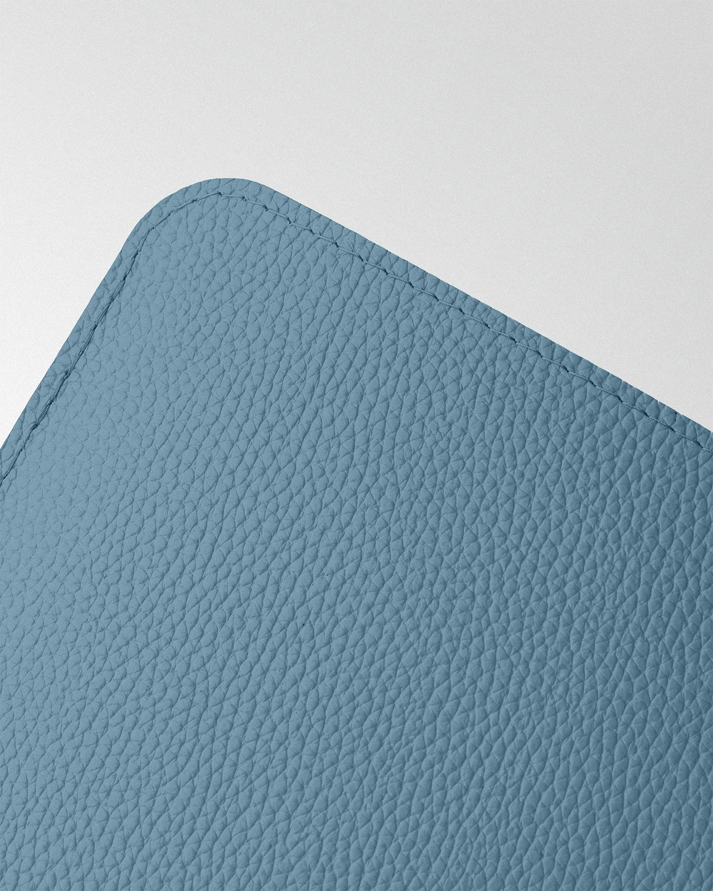 Minimalist Blue Leather Case for MacBook