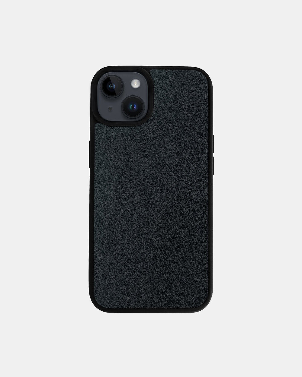 Чехол из тёмно-синей телячьей кожи для iPhone 14