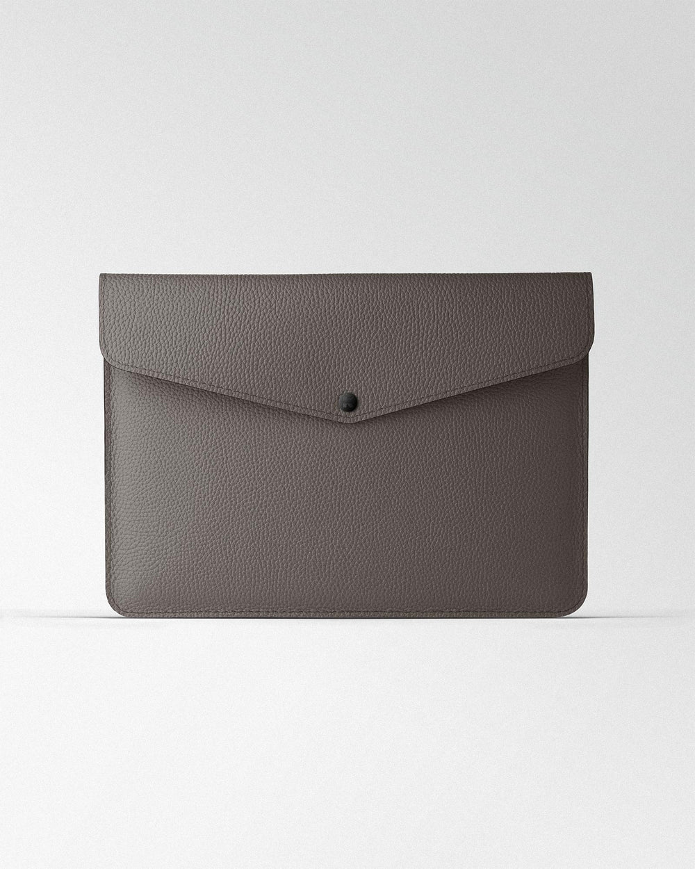 Envelope leather case in cappuccino color for MacBook