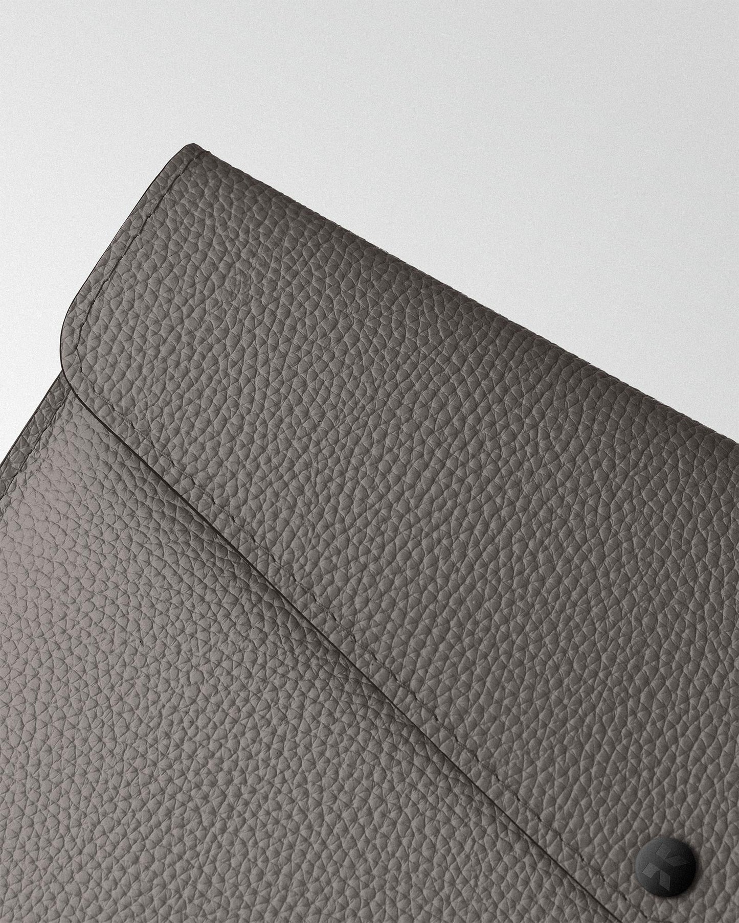 Envelope leather case in cappuccino color for MacBook