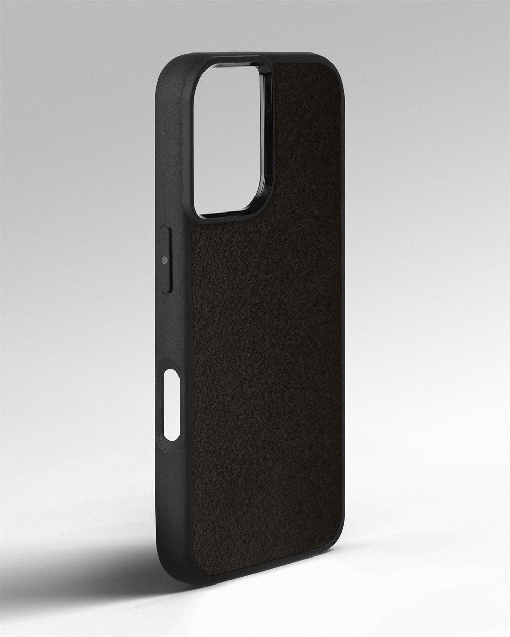 Case for iPhone 14 in dark brown color with Wind Rose embossing
