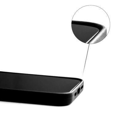 Чорний чохол зі шкіри крокодила для iPhone 12 Mini