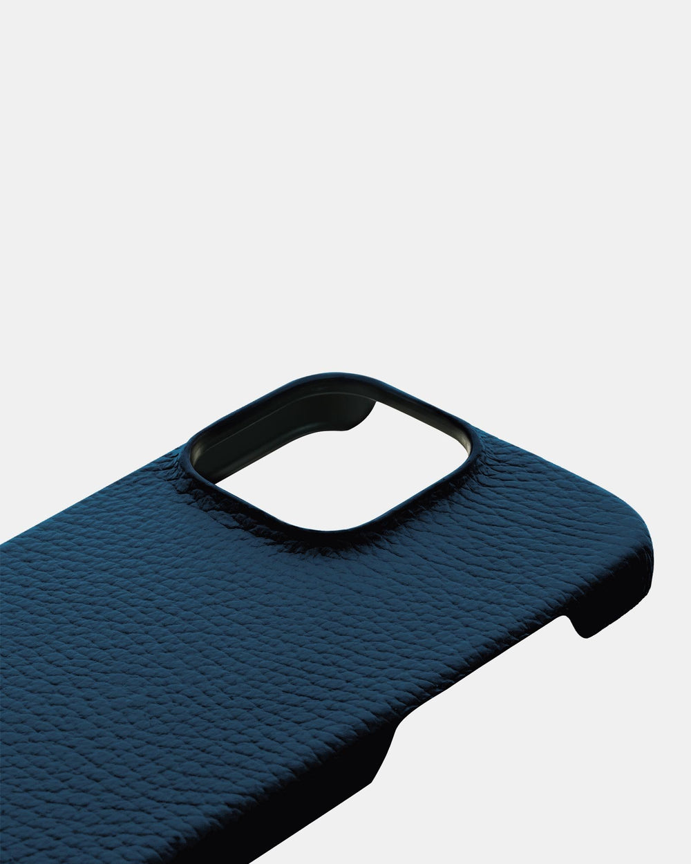 Dark blue leather case for iPhone 14 Pro