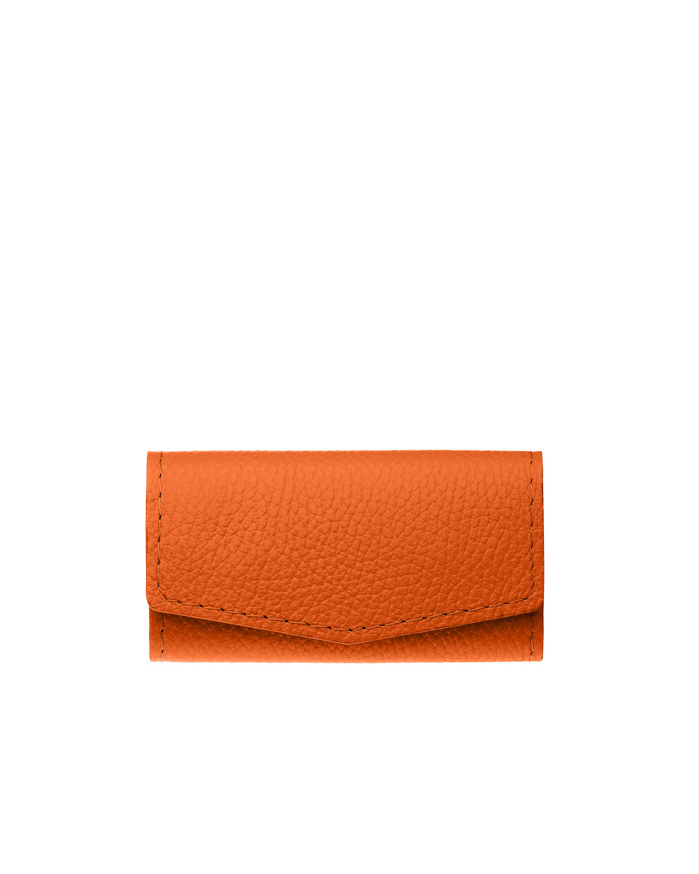 Key holder made of orange flotter leather