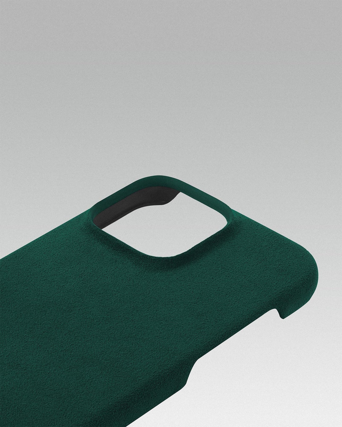 Green Alcantara Case for iPhone 16 Pro Max