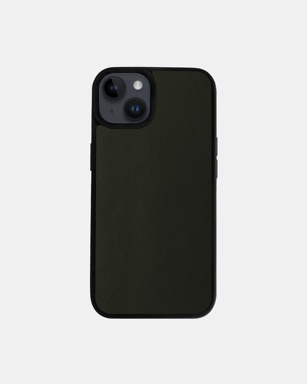 Green Calfskin Case for iPhone 14
