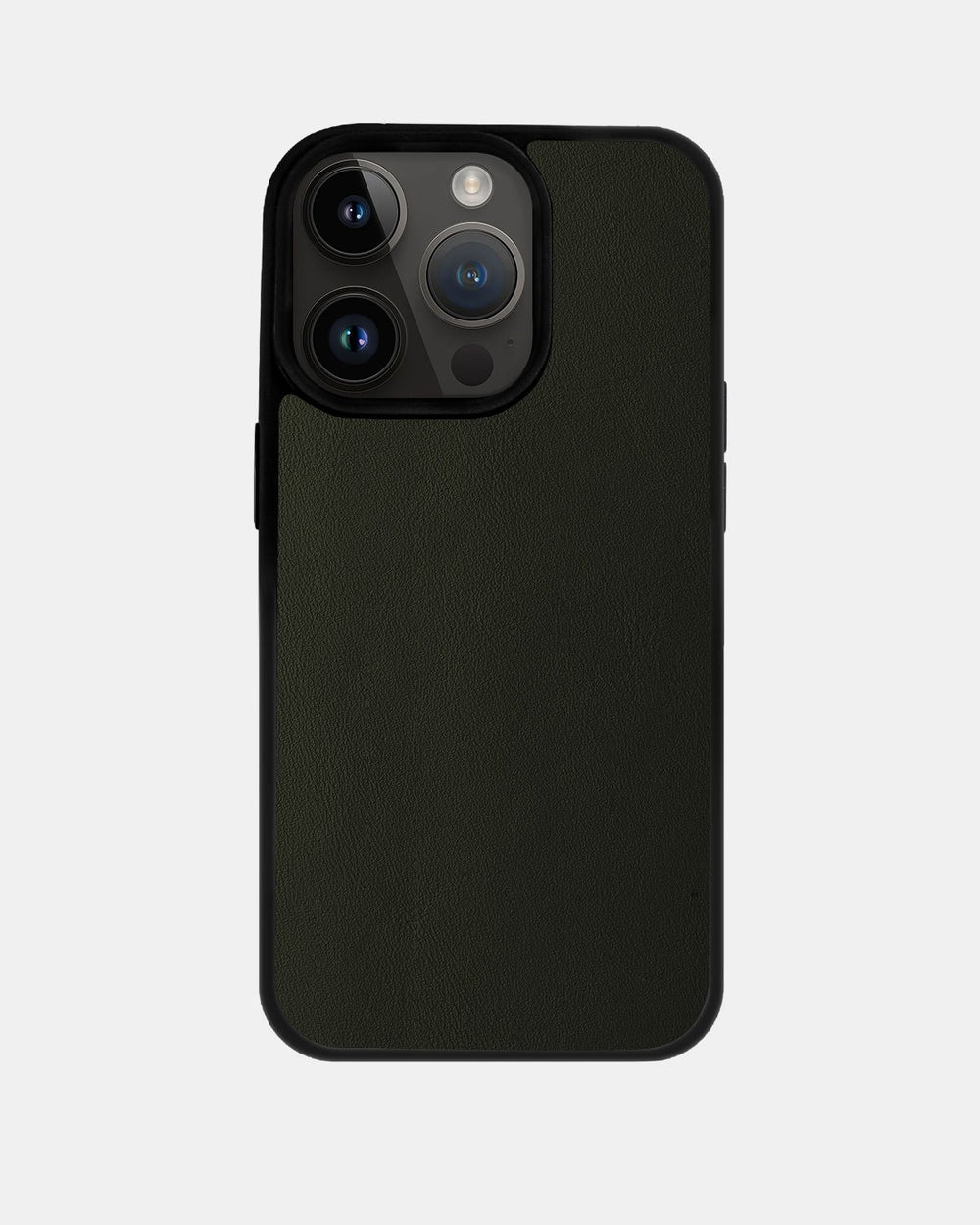 Чохол із зеленої телячої шкіри для iPhone 14 Pro Max