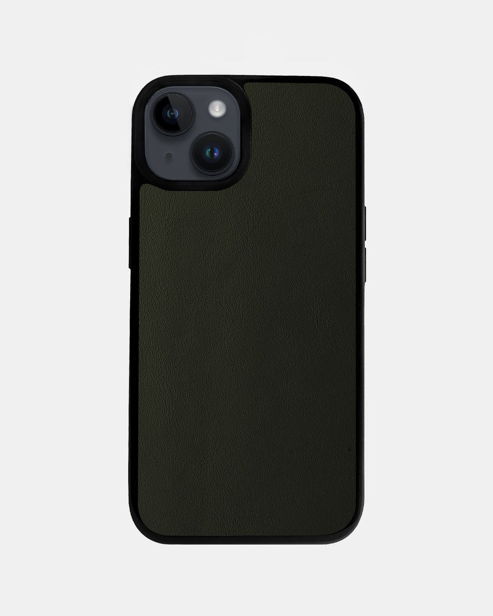 Чохол із зеленої телячої шкіри для iPhone 14 Plus