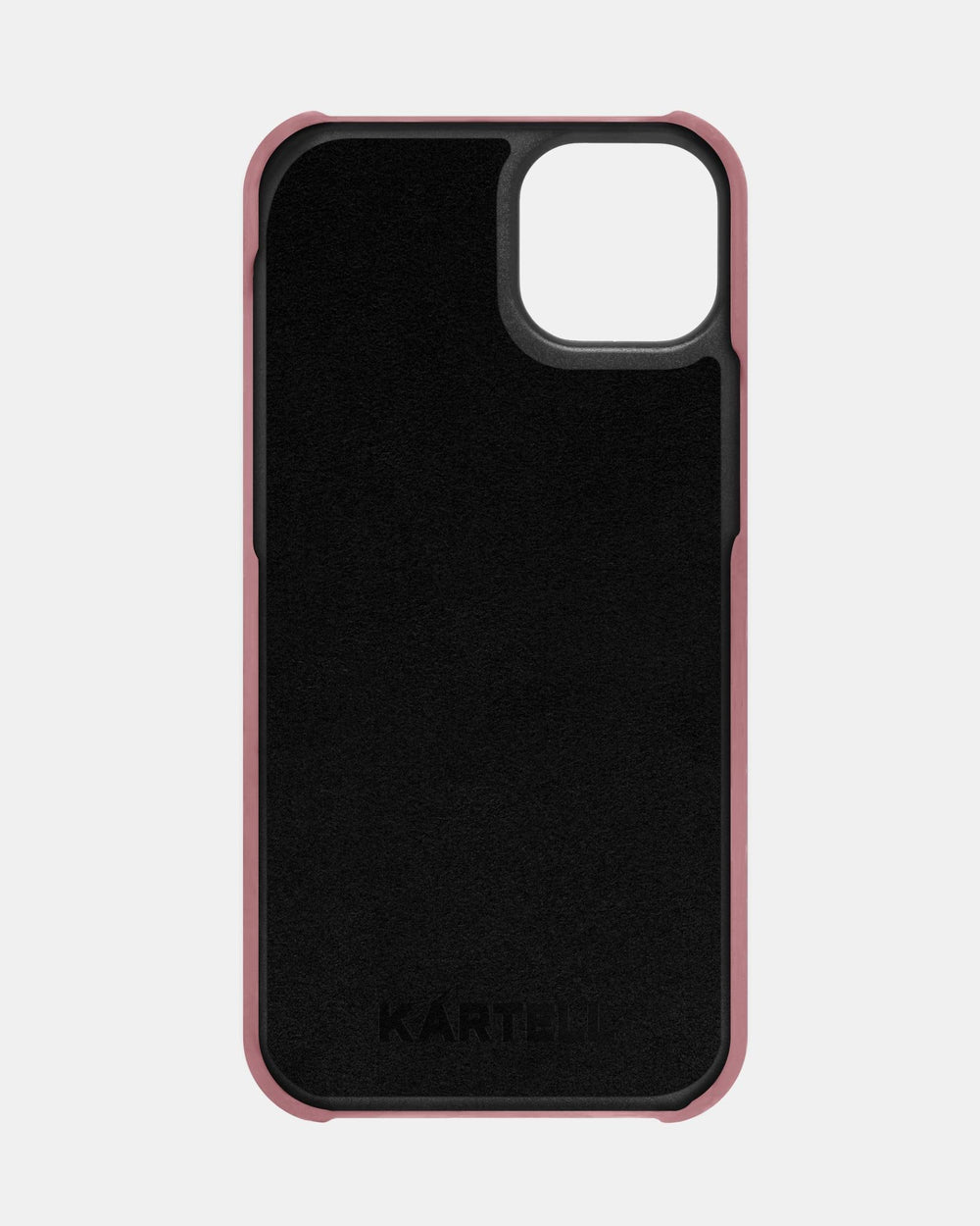Розовый кожаный чехол для iPhone 14 Plus
