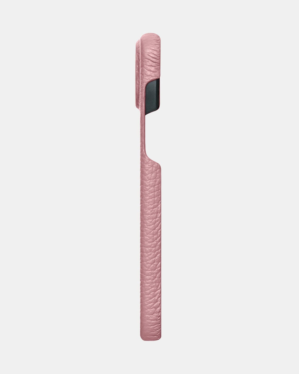 Розовый кожаный чехол для iPhone 14