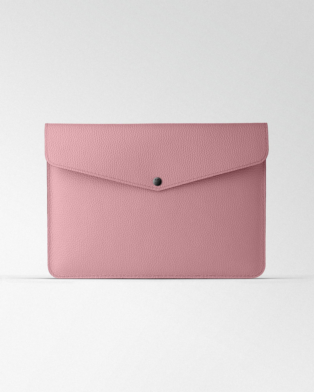Envelope case made of pink leather for MacBook