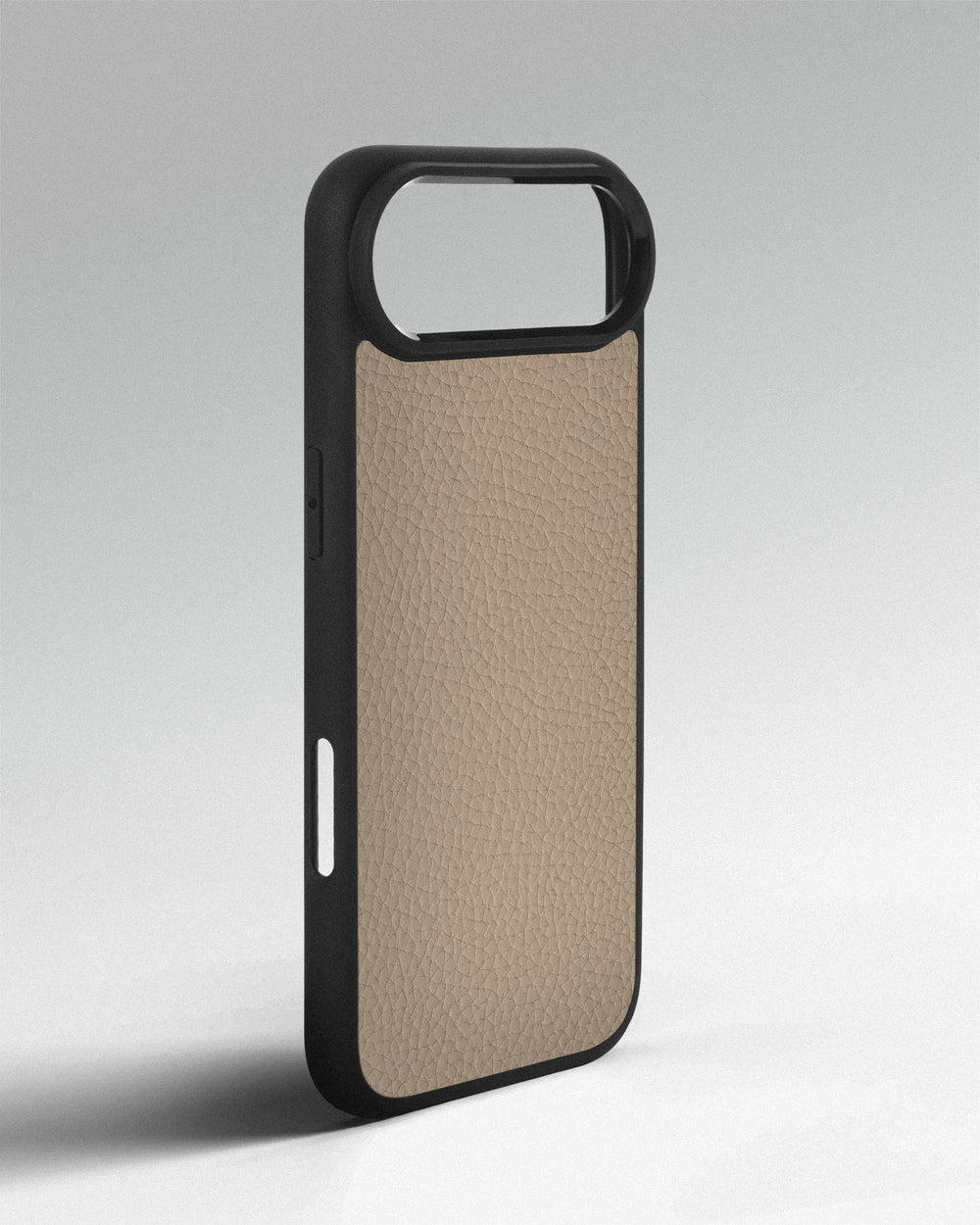 Beige calfskin float case for iPhone 17 Air