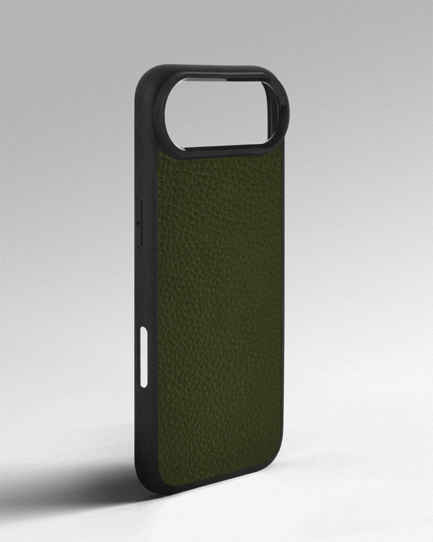 Green calfskin floater case for iPhone 17 Air