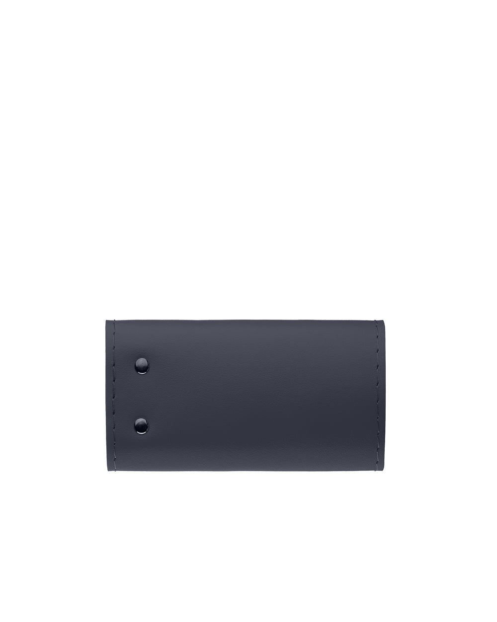 Key holder made of blue smooth calf leather