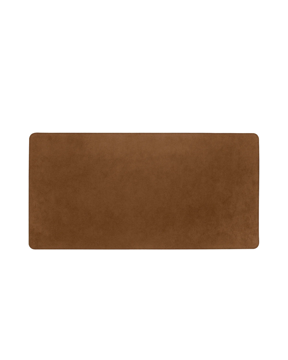 Desk mat made of red alcantara