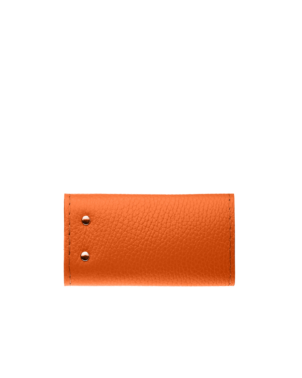 Key holder made of orange flotter leather