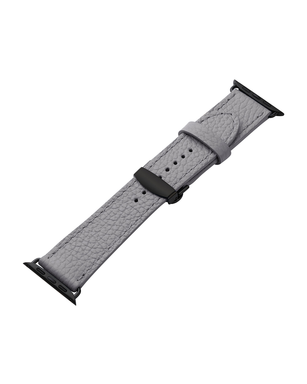 Apple Watch strap made of floater leather in gray