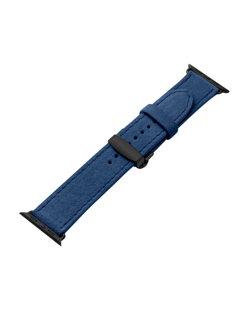 Ремешок для Apple Watch из алькантары синего цвета