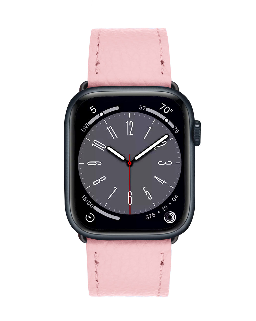 Ремешок для Apple Watch из кожи флотар розового цвета