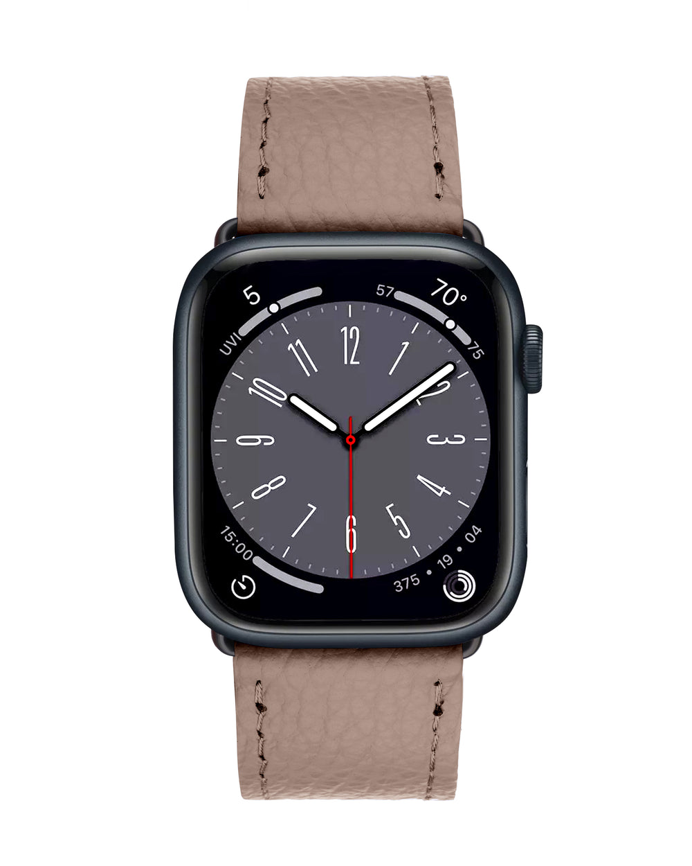 Apple Watch strap made of floater leather in beige