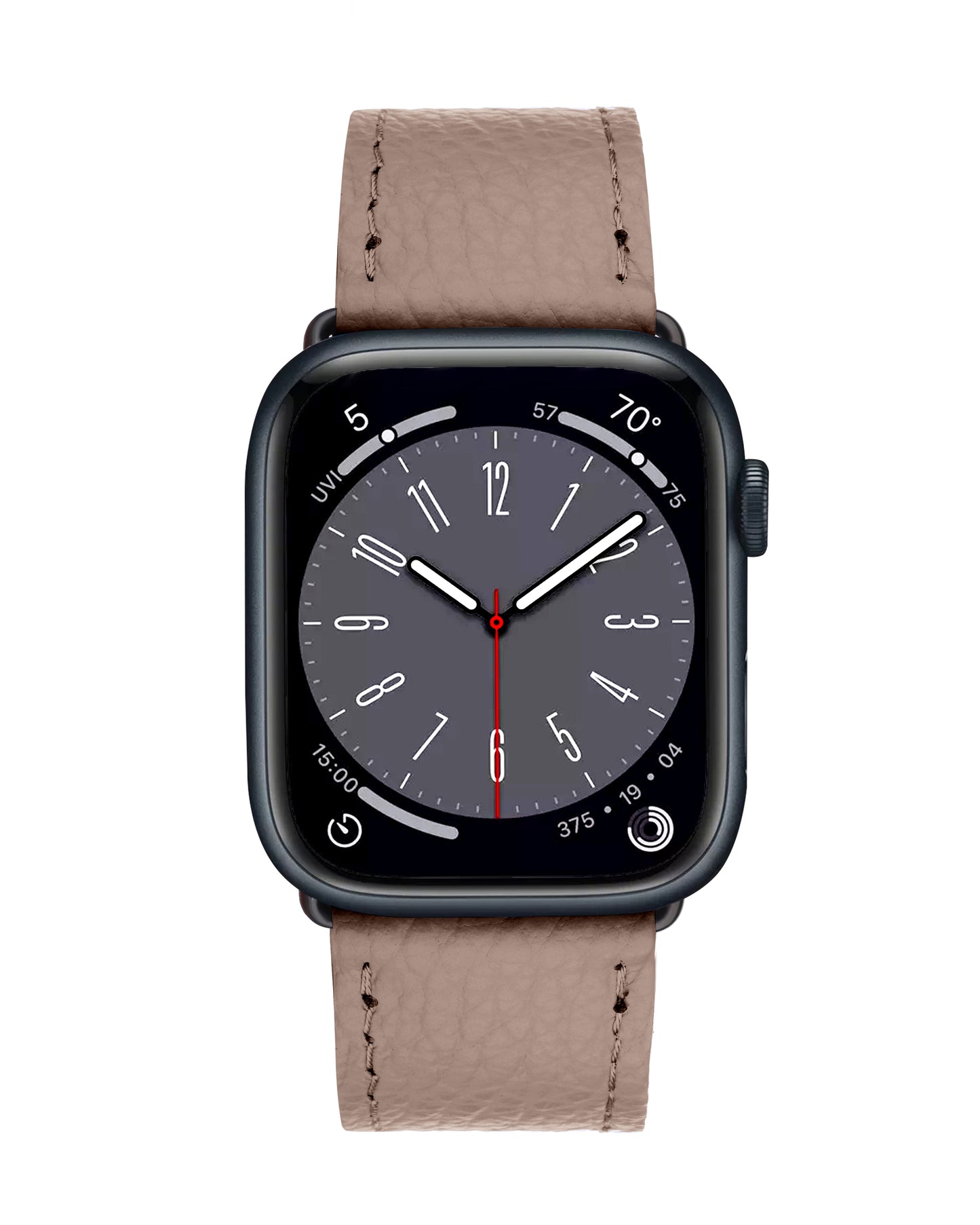 Ремінець для Apple Watch зі шкіри флотар у бежевому кольорі